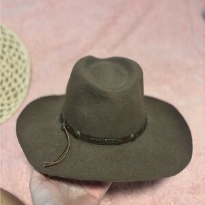Brown Felt Cowboy Hat